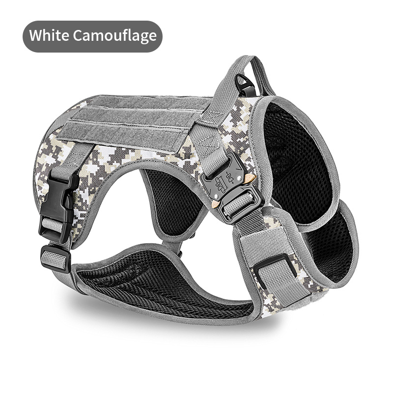 Large Pet Supplies Tactical Camouflage Close Traction Harness Wholesale - Image 4