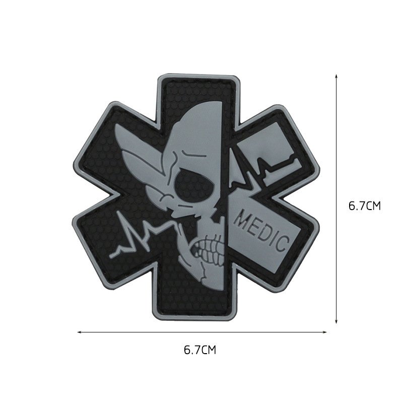 Velcro Rescue Badge PVC Clothing - Image 3