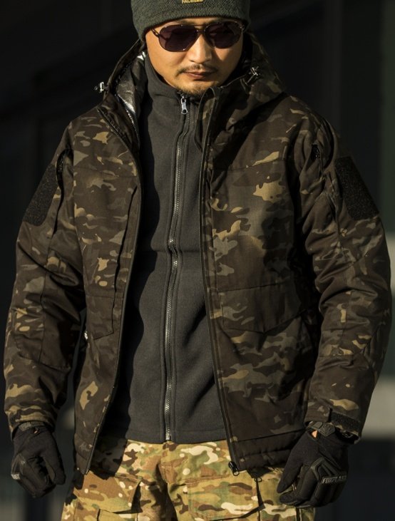 Men's Cotton Jacket With Warm And Reflective Tactics In Winter - Image 2