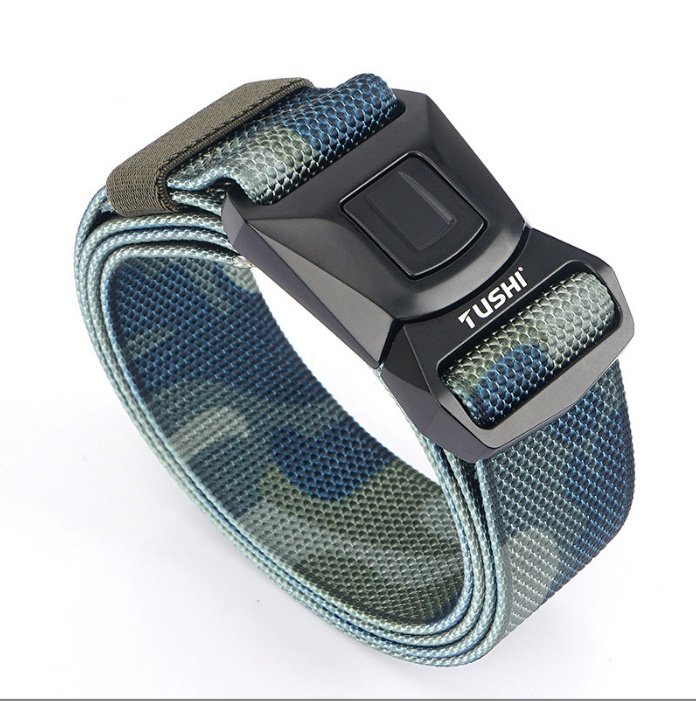 Safety Buckle Nylon Men's Multifunctional Tactical Belt - Image 2