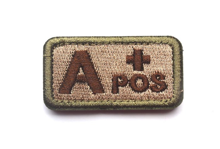 Embroidered Tactical Blood Band Velcro - Image 2