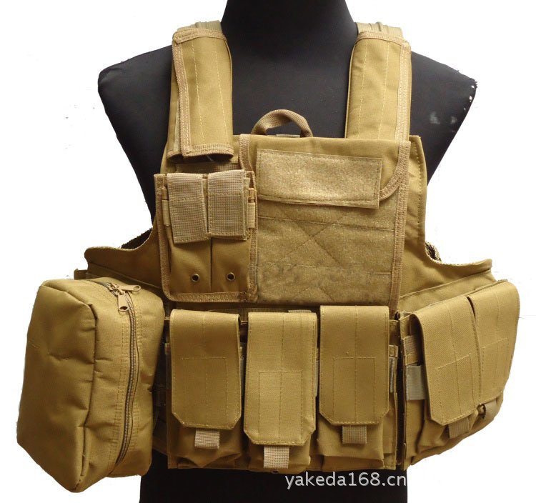 Multi Functional Camouflage Combat Vest 8-piece Military Camouflage Training Equipment - Image 7