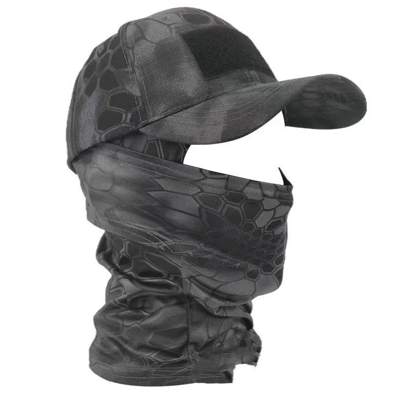 Camouflage Baseball Cap Mask Set Outdoor Mountaineering - Image 7