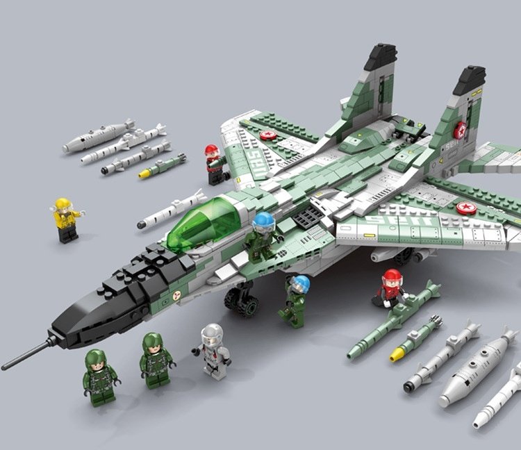 Combat Model Boys Assemble Small Particle Building Block Toys - Image 3