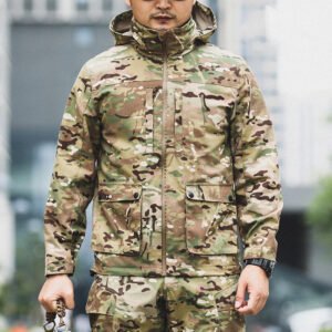Fashion Simple Men’s Outdoor Camouflage Jacket