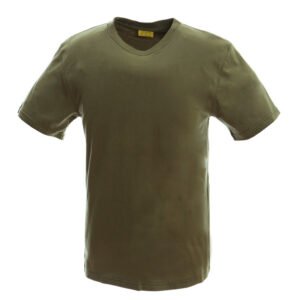 Summer Cross-border European Size Outdoor Army Fan Round Neck Tactical Top Half Sleeve Men’s Cotton Tactical Camouflage T-shirt Short Sleeve – Army Green, XXL