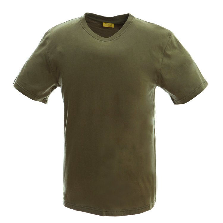 Summer Cross-border European Size Outdoor Army Fan Round Neck Tactical Top Half Sleeve Men's Cotton Tactical Camouflage T-shirt Short Sleeve - Image 3