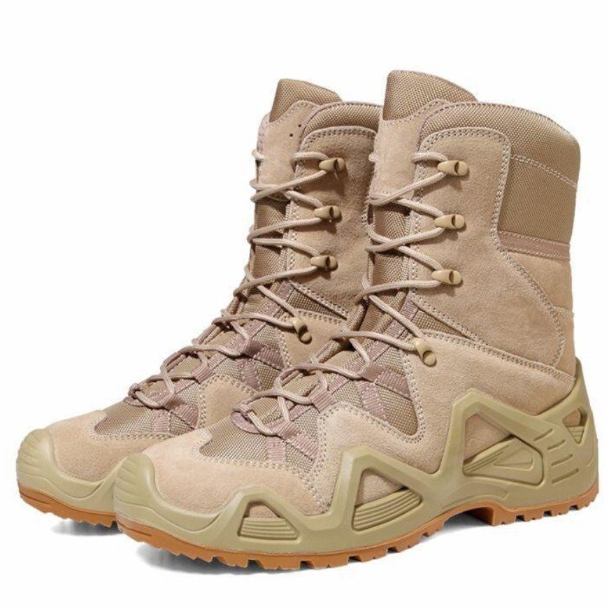 Mid-top High-top Military Fans Outdoor Training Hiking Shoes Military Fans Combat Boots - Image 2