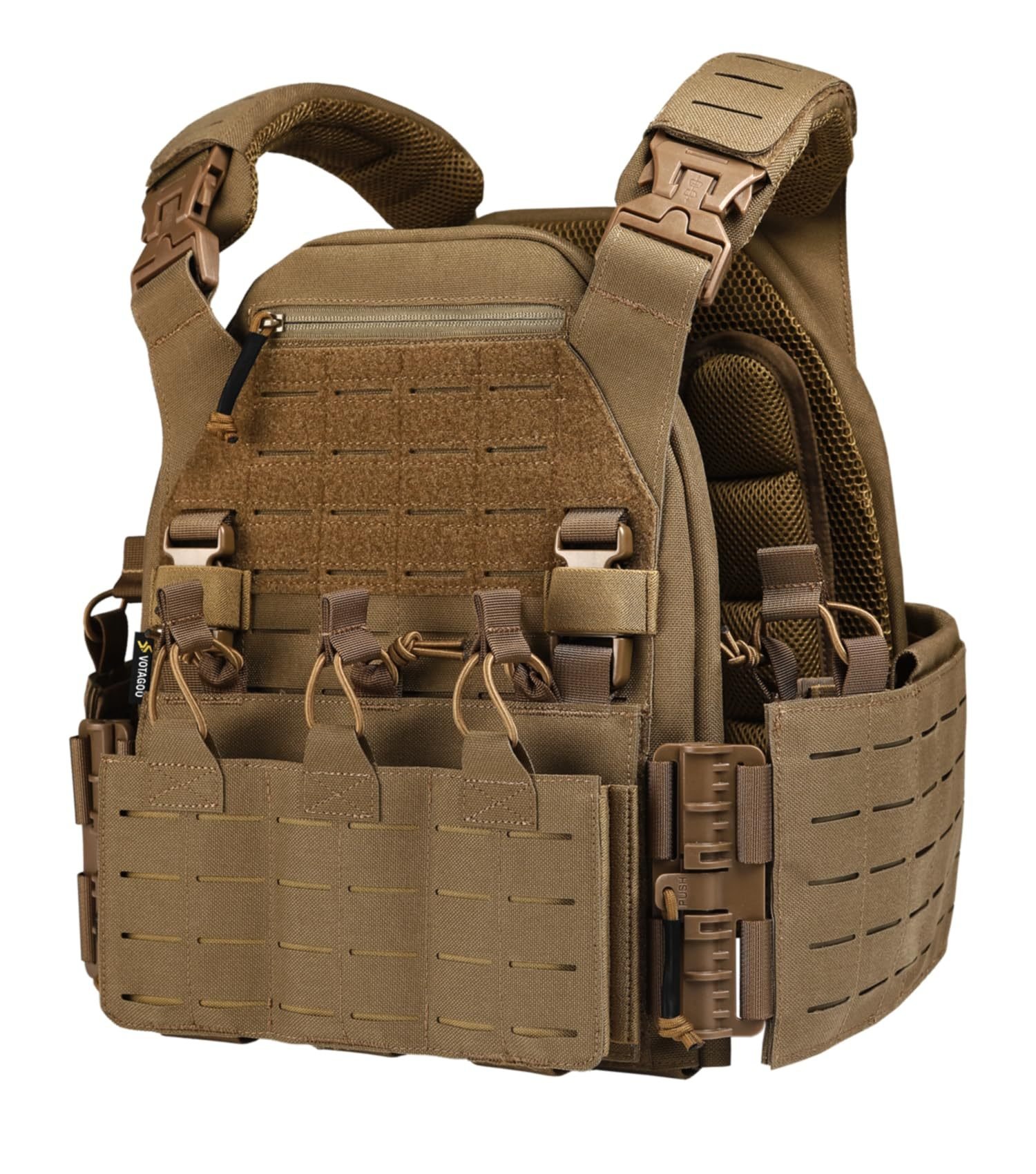 Tactical Vest Quick Release Airsoft Weighted Military Breathable Vests - Image 7