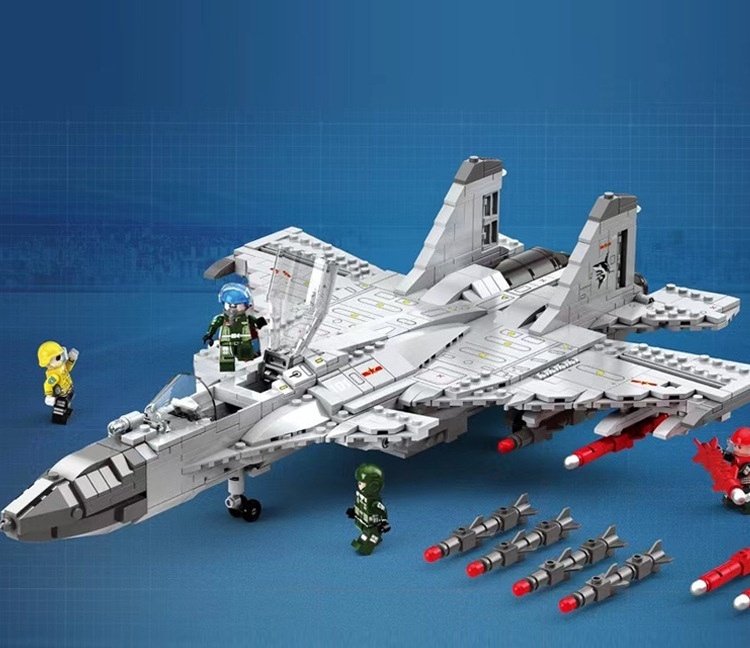 Combat Model Boys Assemble Small Particle Building Block Toys - Image 2