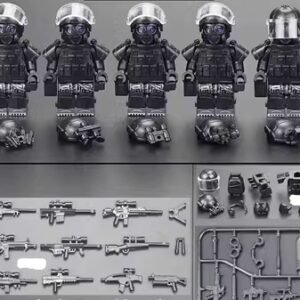 Chinese Building Blocks Military Gas Special Police Special Forces Doll