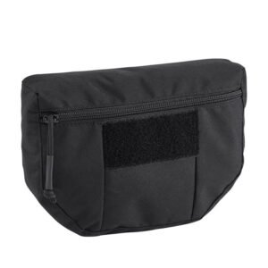 Vest With Bag Tactical Vest Belly  Sundries Bag – Black