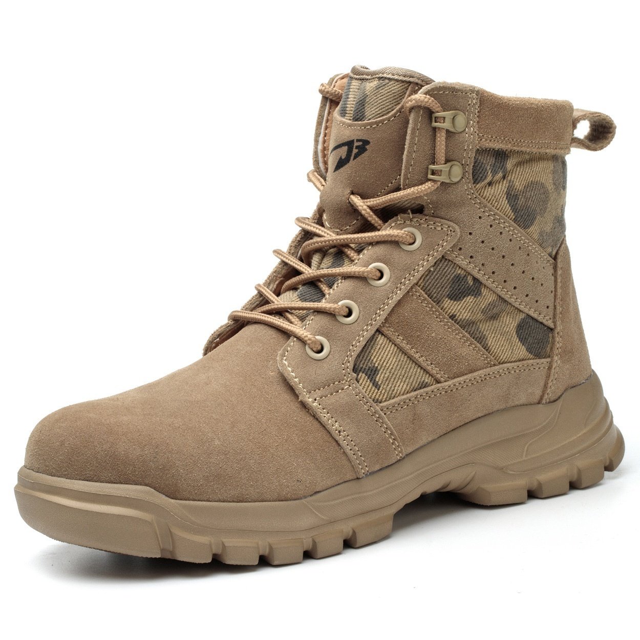 Outdoor Protective Combat Boots Steel Toe Cap Attack Shield And Anti-stab Safety Boots Wear-resistant High-top - Image 5