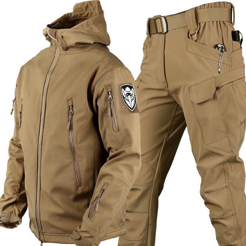 Outdoor Leather Thermal Suit Special Soldier Camouflage - Image 2
