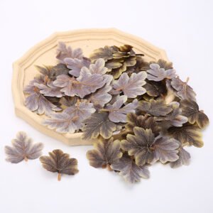 Simulation Leaf Perilla Maple Decoration Diy Scrapbook Shooting Props – 1style, 10PCS