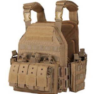 Quick Dismantling Tactical Vest Outdoor Military Fan CS Protective Equipment 6094 Combat Tactical Vest Camouflage Suit – Mud