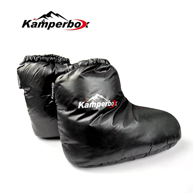 Kamperbox Down Slippers Down Socks Camping Down Booties For Sleeping Bag Camping AQ3 - Image 3