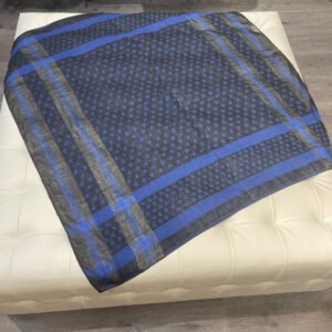 Arabic Khaki Tactical Pure Cotton Scarf – Blue pentagram
