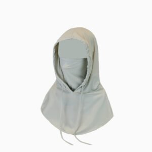 Sun Mask Men’s Full Face Ice Silk Breathable Scarf – Light Gray