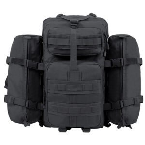 Outdoor Tactical Mountaineering Camo Backpack – Black, AandBandB