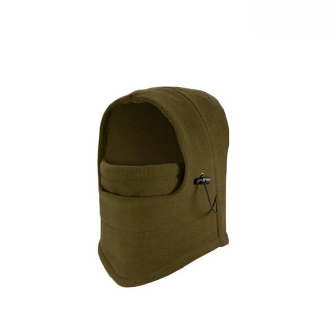 Windproof Hat With Mask Unisex Ski Hat Mens Winter Fleece Wrapped Warm Hat - Image 6