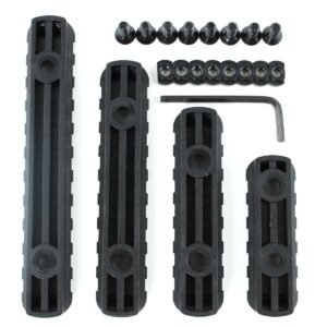 4PCS /SET Hunting Accessories Rail Scope Mount Rifle Airsoft Flashlight Rail Nylon MOE Guide Rail H5
