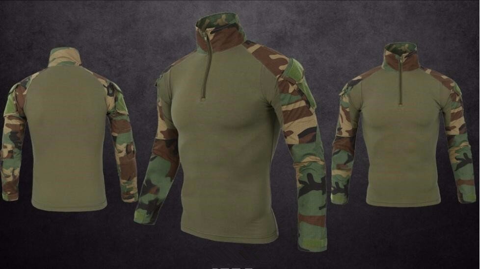 Army Tactical Military Uniform Airsoft Camouflage War Proven Shirt Fast Attack Long Sleeve Shirt War Strike - Image 5