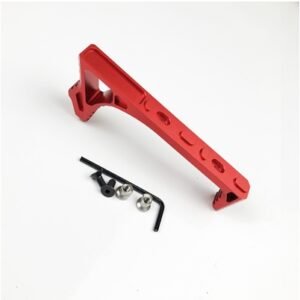 JJAirsoft CNC Angled Foregrip MLOK Keymod – Red, KeyMod
