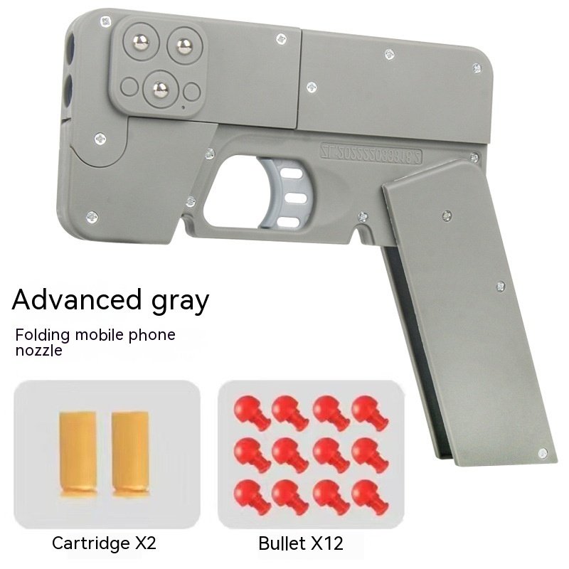 Folding Mobile Phone Gun Deformation Spray - Image 5