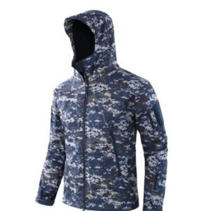 Shark skin soft shell men’s sport camouflage suit – Marine digital, L