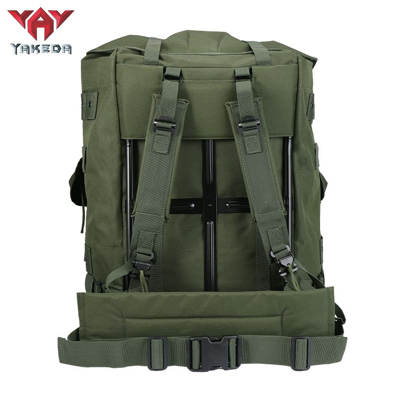 Tactical Iron Frame Backpack Outdoor Army Fan Field Weight Bearing Training Marching Backpack - Image 4