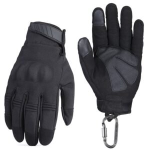 Outdoor tactical touch screen gloves – Black, M