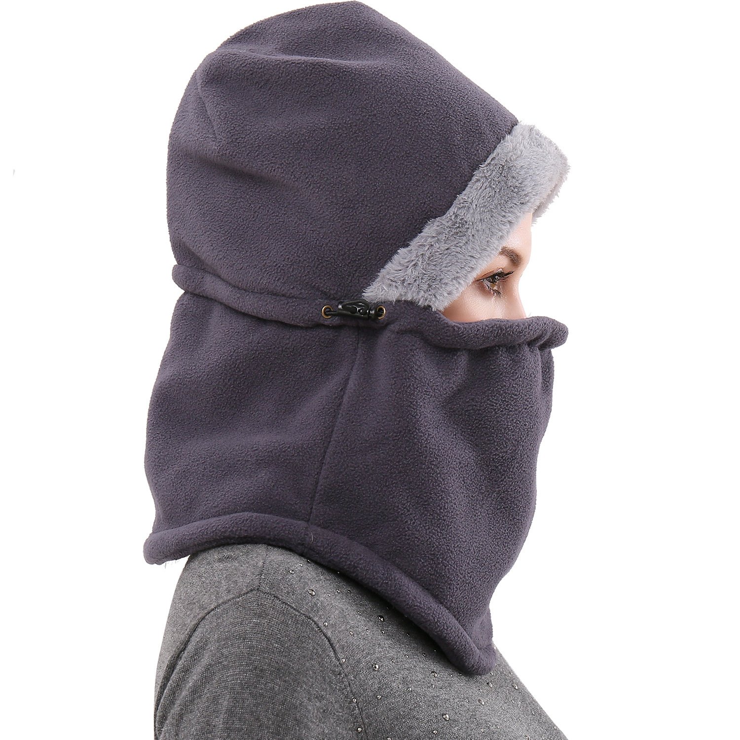 Thermal mask fleece riding cap - Image 2