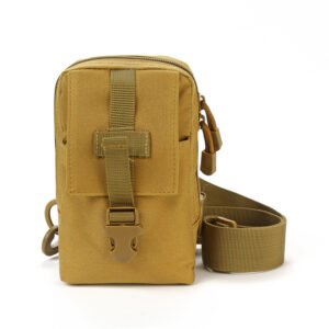 Sports Climbing Portable Outdoor Camouflage Shoulder Messenger Bag – Khaki