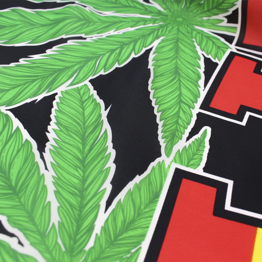Rectangular Green Leaf Character Blunt Flag - Image 3
