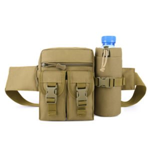 Tactical camouflage bag for men and women – Brown, 8inch