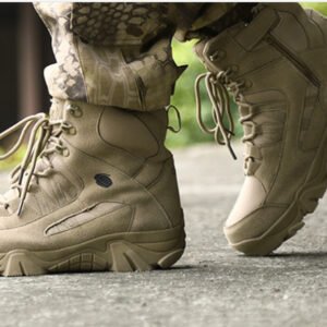 Breathable High Top Outdoor Hiking Tactical Boots Desert Boots