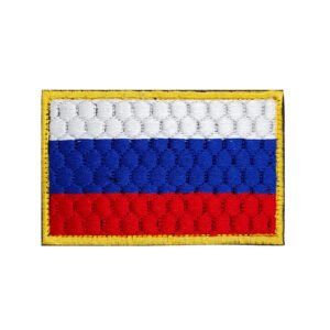 Russian Flag Velcro Seal PVC Rubber – 3 Style
