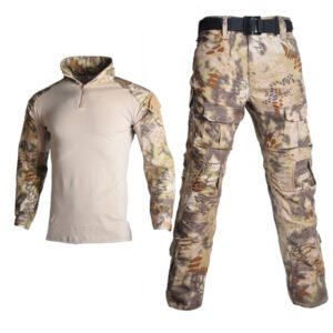 Black python pattern camouflage frog suit tactical suit – Eryx, S