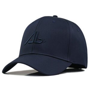 Baseball Cap Big Head Quick-drying Hard Top Cap – Navy
