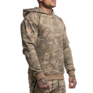 Men’s Camouflage Hoodie Sportswear Gym Fitness Pullover