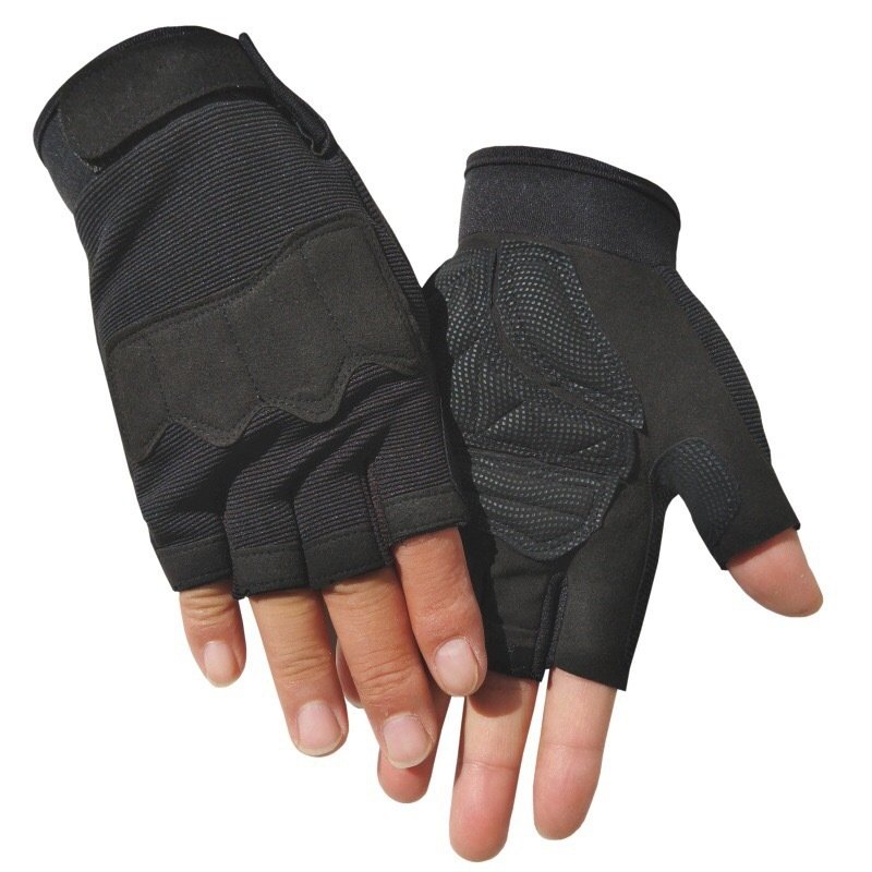 Men's And Women's Camouflage Outdoor Half-finger Gloves - Image 3