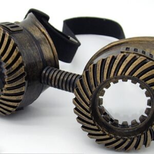 Steampunk gas mask face – 1 Golden