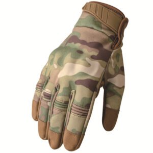 Outdoor tactical touch screen gloves – Camouflage, XL