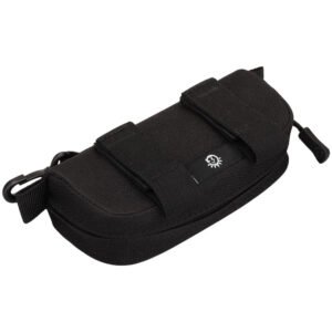 Riding camouflage glasses case – Black