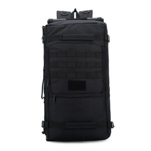 Backpack Outdoor Travel Three-purpose Bag Large-capacity Men And Women Mountaineering Camouflage – Black