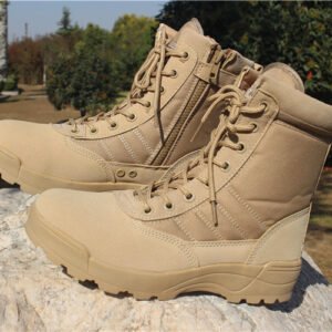 Outdoor training high-top tactical boots – Khaki, 40