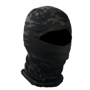 Python camouflage tactical headgear – Black, One size