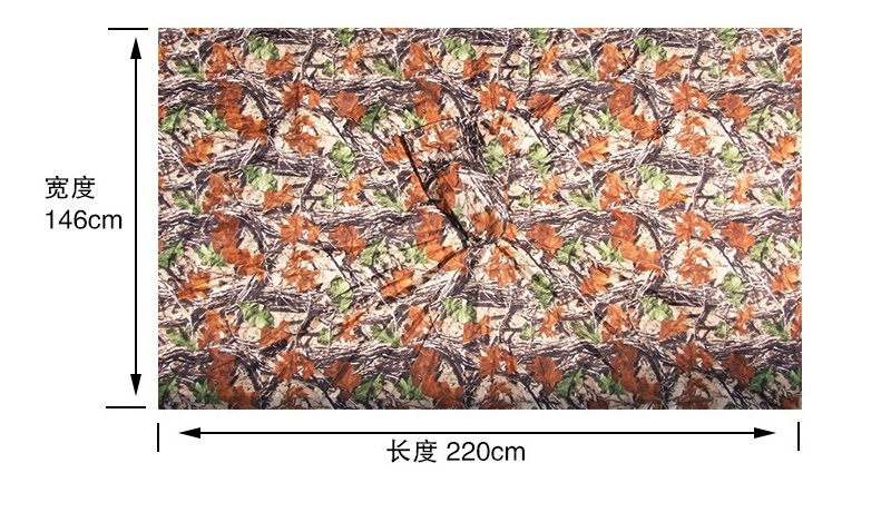 Jungle through mountaineering camouflage raincoat Outdoor hiking marching poncho poncho - Image 6