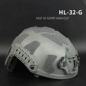 Solid Color Tactical Helmet Full Protection Version – Grey